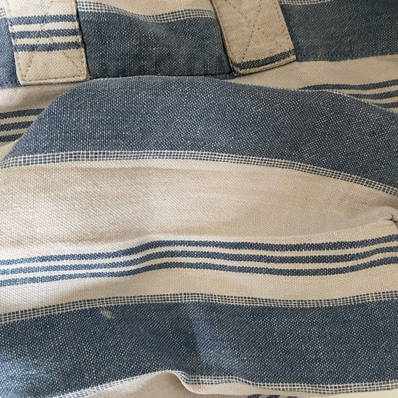 Ralph Lauren Polo cotton/lien carryall tote - Picture 5 of 7